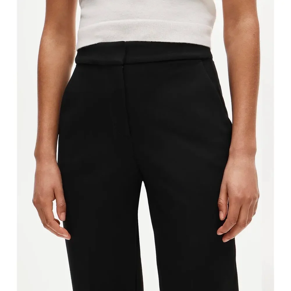 J. Crew Kate straight-leg pant in four-season stretch Black NWT size 12T